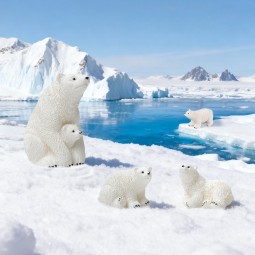 Polar Bear Factory - Cute Animal Miniature Landscape Decor