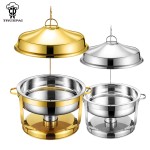 Chafing Dish Factory - 9L Large Round Hanging Lid Buffet Food Warmer