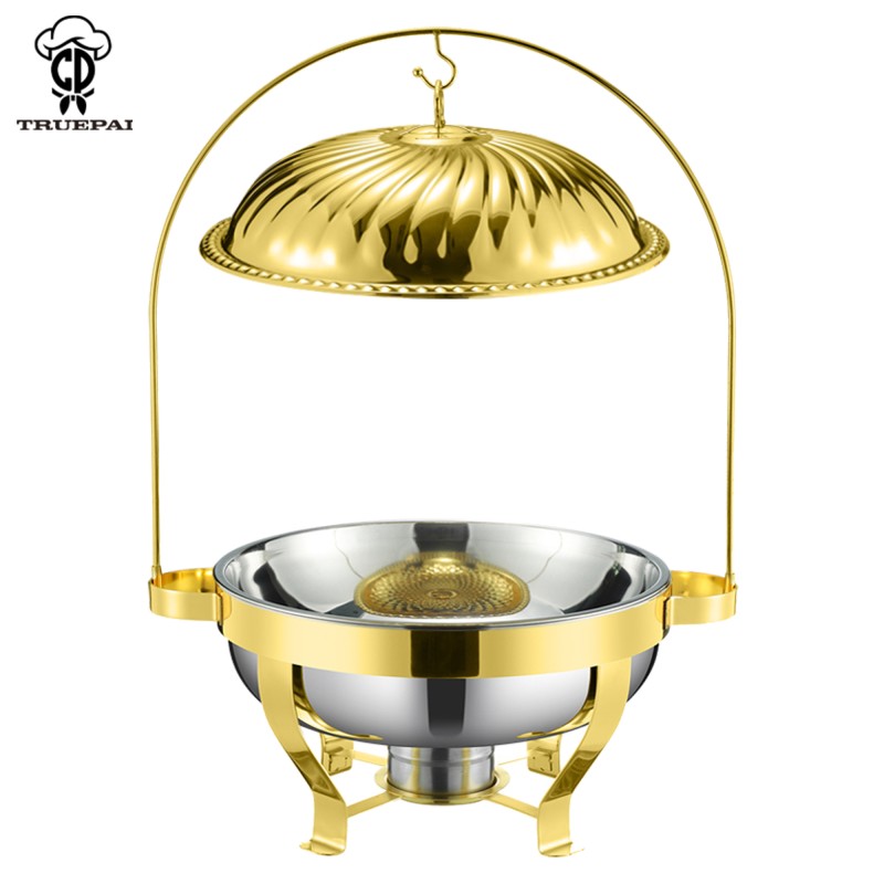 Chafing Dish Manufacturer - 8.0L Stainless Steel Round Food Warmer