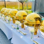 Chafing Dish Manufacturer - 6L Golden Roll Top Thermal Food Warmer