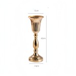Candle Holder Factory - Gold Wedding Flower Stand and Vase Decor