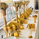 Buffet Stove Manufacturer - Big Capacity Round Hammered Chafing Dish Set