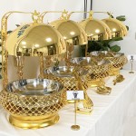 Chafing Dish Factory - OEM/ODM Gold Wedding Buffet Food Warmer