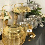 Chafing Dish Manufacturer - New Design 8L Gold Food Warmer for Banquet