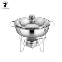 Food Warmer Manufacturer - 1-8L Soup Pot Buffet Warmer with Glass Lid