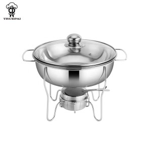 Food Warmer Manufacturer - 1-8L Soup Pot Buffet Warmer with Glass Lid