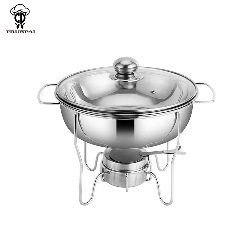 Food Warmer Manufacturer - 1-8L Soup Pot Buffet Warmer with Glass Lid