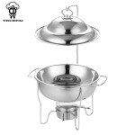 Chafing Dish Supplier - Stainless Steel Hanging Lid Food Warmer for Catering