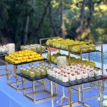 Buffet Stand Supplier - OEM Luxury Gold Pastry Display for High Tea
