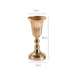 Candle Holder Factory - Gold Wedding Flower Stand and Vase Decor