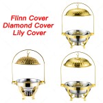 Chafing Dish Manufacturer - 8.0L Stainless Steel Round Food Warmer