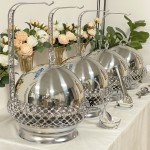 Chafing Dish Manufacturer - 8L Gold Silver Fuel Food Warmer for Catering