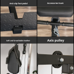 Rowing Machine Manufacturer - Lat Pull Down & Low Row Cable Machine with Seat