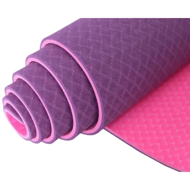 Yoga Mat Manufacturer - Eco-Friendly Double Layer 6mm Anti-Slip