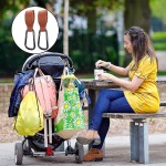 Stroller Clips Supplier - PU Leather Baby Stroller Hanging Accessories