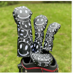 Golf Club Cover Supplier - Wooden Smiling Face Fairway Wood Protection