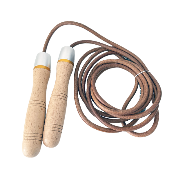 Skipping Rope Supplier - Adjustable Speed Wooden Handles Metal Bearings