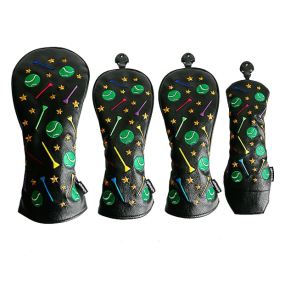 Golf Headcover Supplier - Custom PU Leather Driver Wood Club Protection