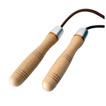 Skipping Rope Supplier - Adjustable Speed Wooden Handles Metal Bearings