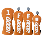 Golf Headcover Supplier - Custom PU Leather Driver Wood Club Protection