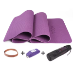 Yoga Mat Factory - Organic Recycled Black TPE Fitness Mat