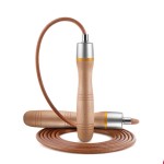 Skipping Rope Supplier - Adjustable Speed Wooden Handles Metal Bearings