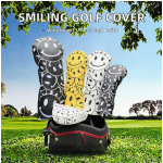 Golf Club Cover Supplier - Wooden Smiling Face Fairway Wood Protection