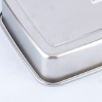 Food Storage Supplier - 304 Stainless Steel Fresh Container with Steam Hole