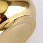 Water Kettle Supplier - 0.75L Golden Wood Handle Round Tea Pot