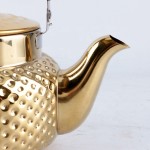 Water Kettle Supplier - Arabic Simple Style Large Capacity Wood Handle