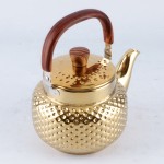 Water Kettle Supplier - Arabic Simple Style Large Capacity Wood Handle