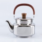 Tea Pot Factory - 1.0L Stainless Steel Square Stove Top Kettle