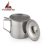 Oil Drain Cup Supplier - Stainless Steel Oil Separator Filter Cup with Lid