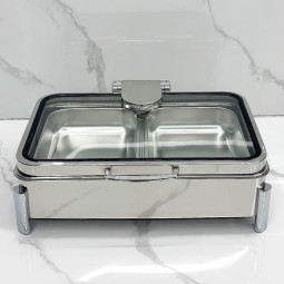 Food Warmer Factory - OEM 304 Stainless Steel Rectangle Electric Chafer