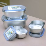 Lunch Box Manufacturer - 500-4500ml 304 Food Grade Stainless Steel Box