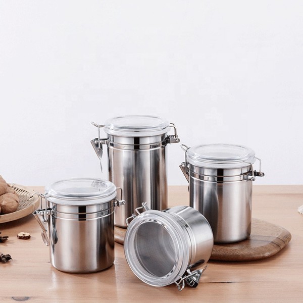 Canister Set Factory - Stainless Steel Sealed Tank with Magnet Lock