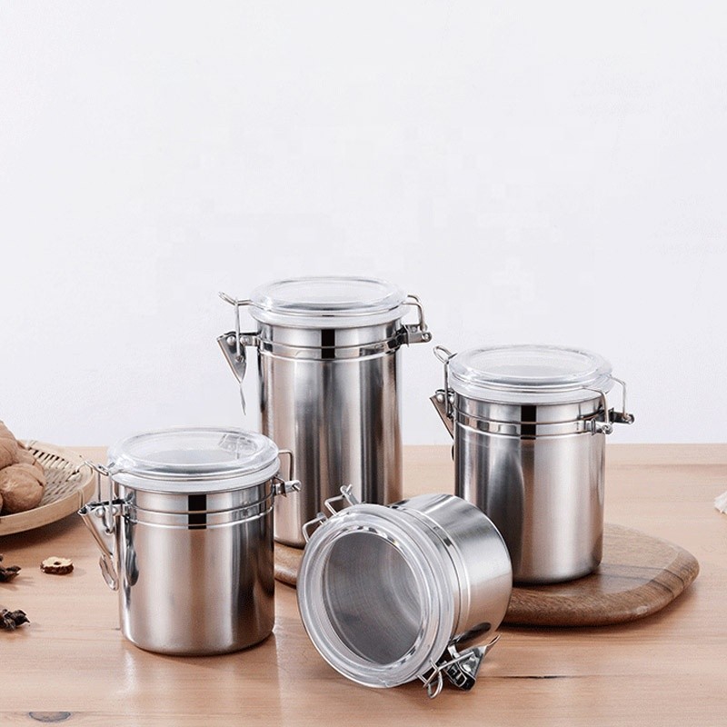 Canister Set Factory - Stainless Steel Sealed Tank with Magnet Lock