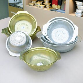 Strainer Supplier - Stainless Steel Mesh Colander Fruit Vegetable Basket