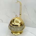 Chafing Dish Manufacturer - Golden Hanging Lid Round Buffet Food Warmer