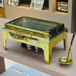 Buffet Set Factory - 9L Black Chafing Dish for Home Restaurant