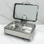 Food Warmer Factory - OEM 304 Stainless Steel Rectangle Electric Chafer