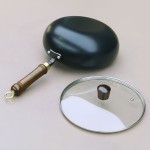 Frying Pan Supplier - Small Glass Induction Friendly Iron Sauce Pan