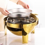 Chafing Dish Set Supplier - Rotating Roll Top Food Warmer for Catering