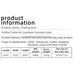 Food Warmer Factory - OEM 8L Hanging Lid Party Buffet Equipment