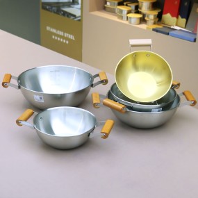 Cooking Pot Supplier - Korean Ramen Thick Stainless Steel Soup Pot