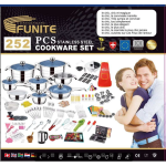 Cookware Set Manufacturer - Wholesale 252pcs Stainless Steel Pot Set