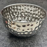 Mixing Bowl Factory - Gold Water Drops Hammered Salad Nesting Bowls