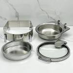 Chafing Dish Set Supplier - Luxury 304 Stainless Steel Hydraulic Buffet Set