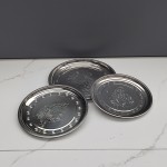 Serving Tray Factory - Round Polished Stainless Steel Multifunction Tray