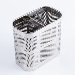 Storage Rack Supplier - Square Hanging Knife Fork Spoon Drainer Bucket